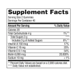 Hair+skin+nails-80 gummies-advanced-strawberry-welgreens-free+pure2