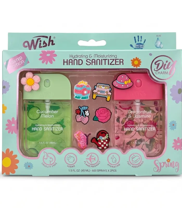 diy charm limited edition hand sanitizer set-wish