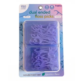 Dual Ended Floss Picks - Peppermint Flavors - Fraiche
