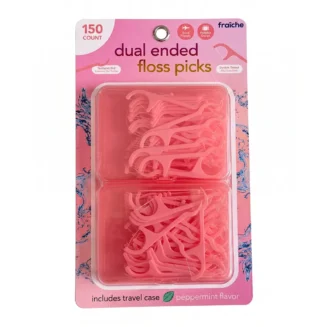 Dual Ended Floss Picks - Spearmint Flavor - Fraiche