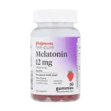 melatonin-12mg-strawberry-flavor-walgreens+Free+Pure