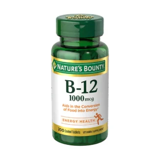 B-12 1000 mcg -200 tabletas - Nature’s Bounty