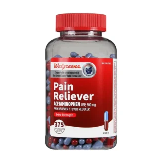Pain Reliever Acetaminophen 500 mg x375- Walgreens